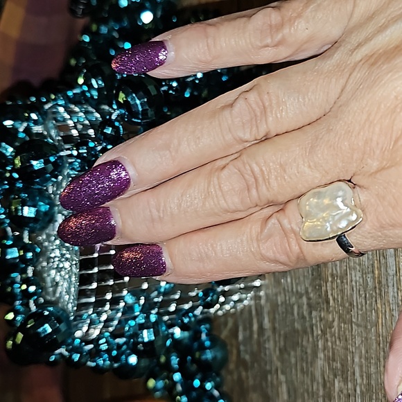 New Baroque pearl  Ring size 9.5  sterling silver - Picture 3 of 8